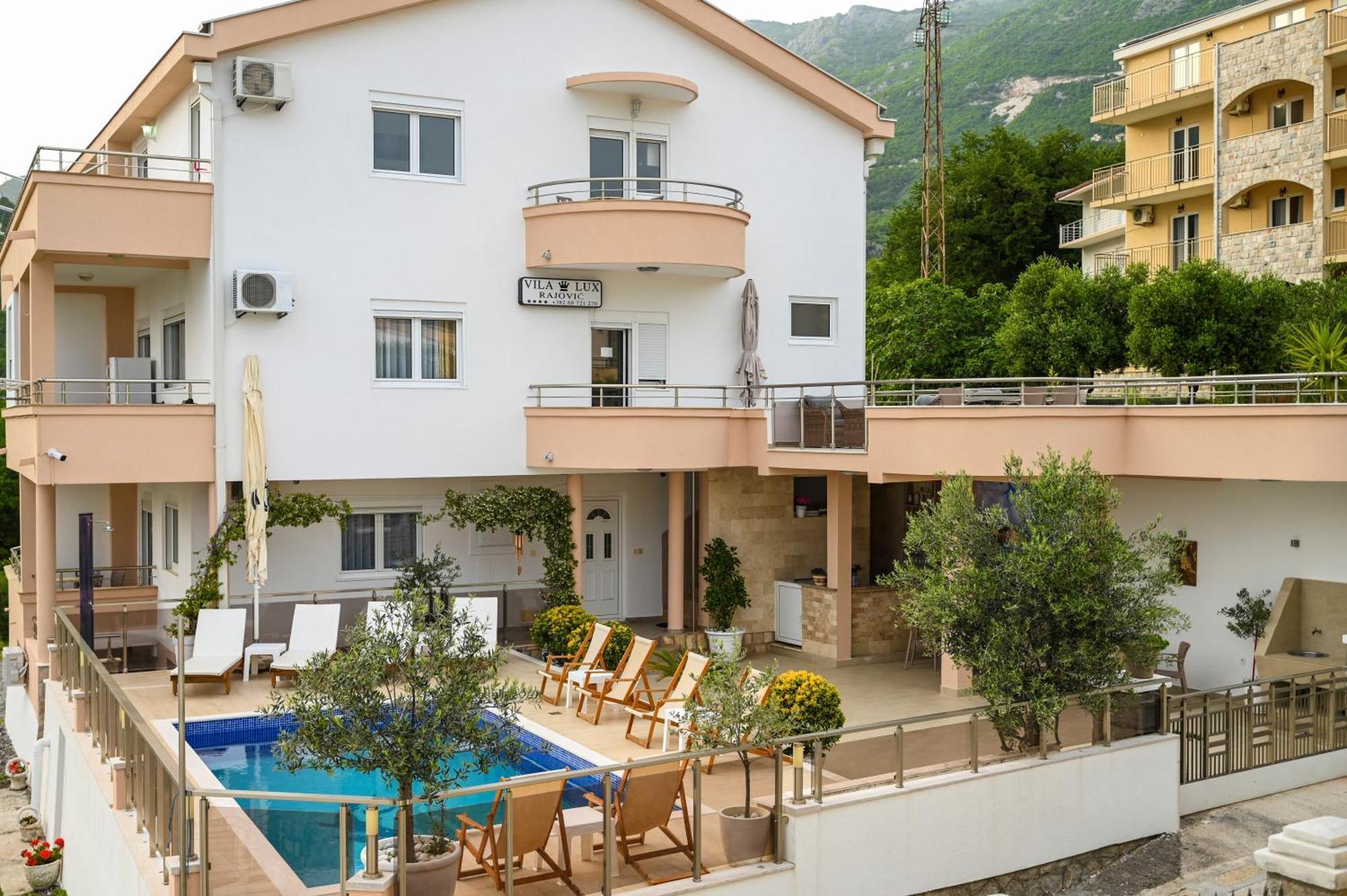 Villa Lux Rajovic Budva Bagian luar foto